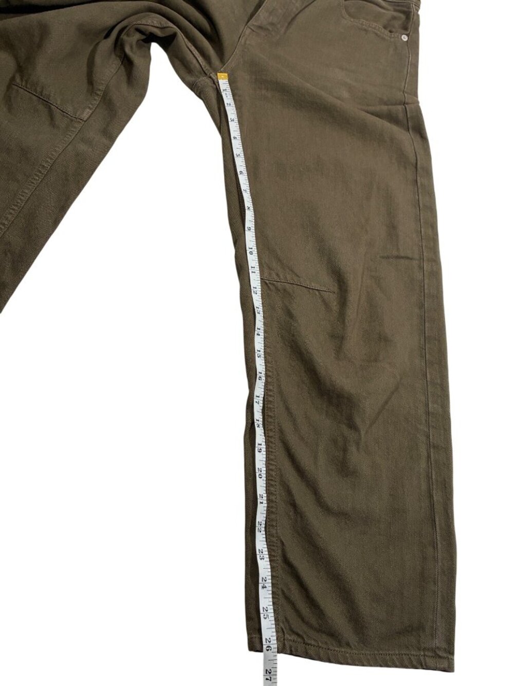 Madewell The Darted Barrel-Leg Jean Mossy Umber Oversized Fit Articulated Knee - Picture 11 of 11